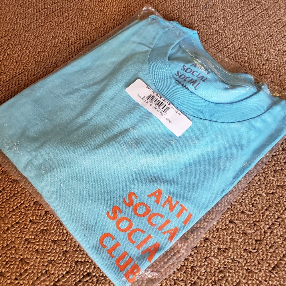 Anti Social Social Club Tee  in hand authentic